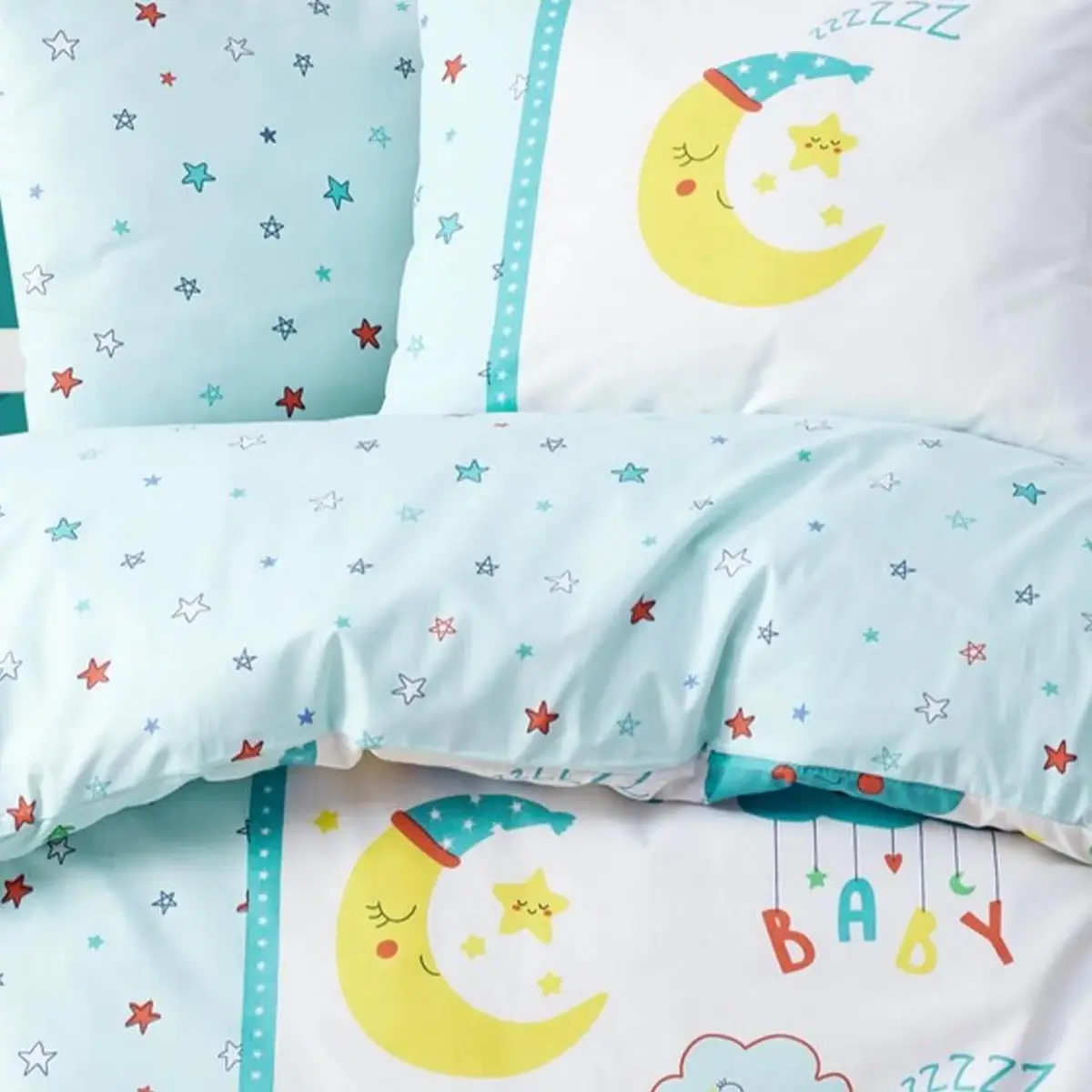 Cottonbox Bebek Nevresim Takımı Tatlı Rüyalar Mint