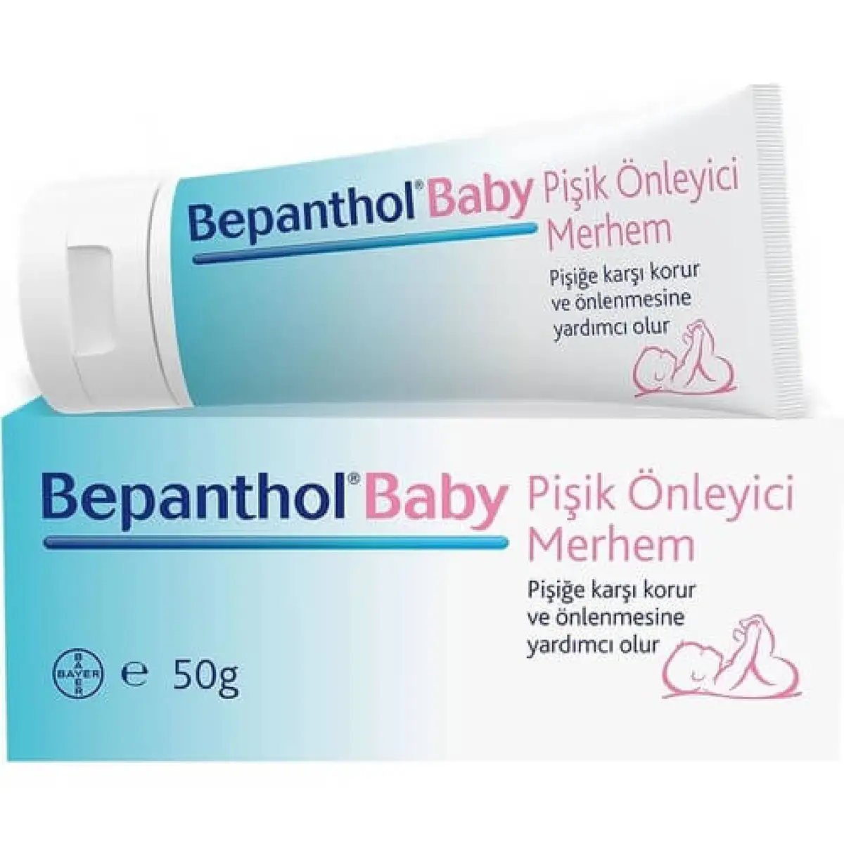 Bepanthol Baby Pişik Önlemeye Yardımcı Merhem 50 gr Bepanthol Baby Pişik Önlemeye Yardımcı Merhem 50 gr