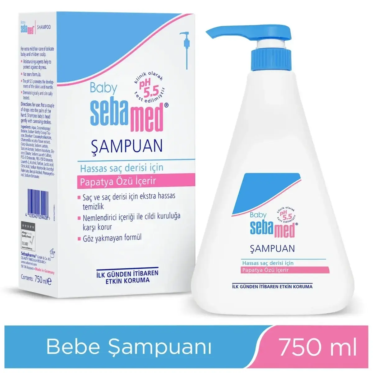 Sebamed Bebek Şampuanı 750 ml*3