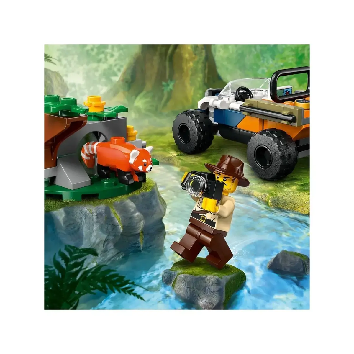 LEGO City Orman Kaşifinin ATV’li Kırmızı Panda Görevi 60424