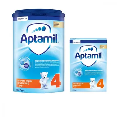 Aptamil 4 Devam Sütü 800 gr+ Aptamil 4 Devam Sütü 250 gr Hediyeli