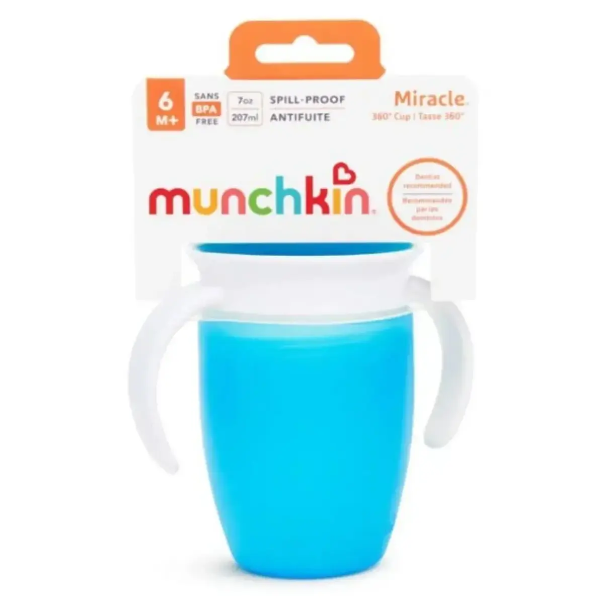 Munchkin Mucize 360° Alıştırma Bardağı 6ay+ 207ml Mavi