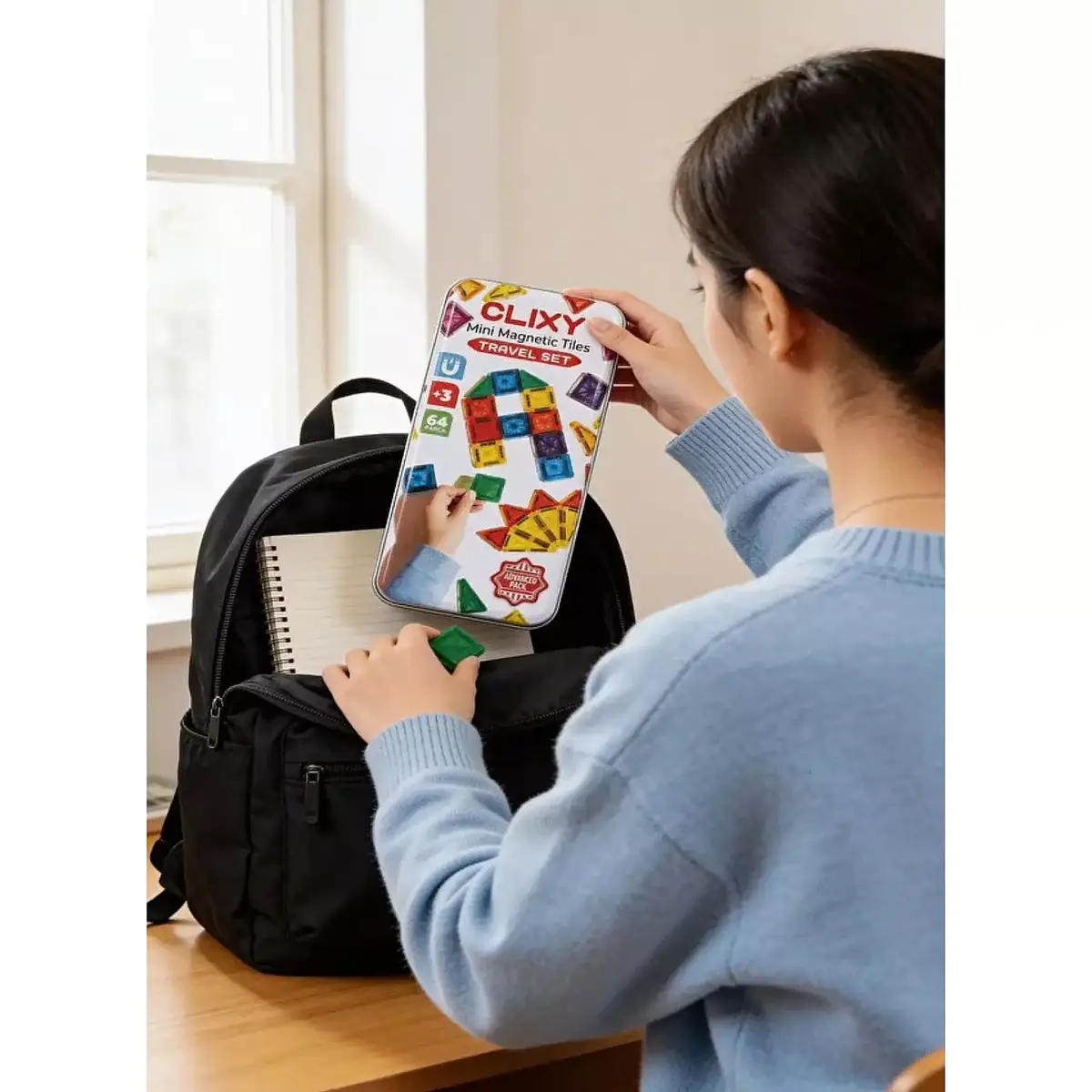 Clixy Advance Pack Mini Manyetik Bloklar Travel Set 64 Parça