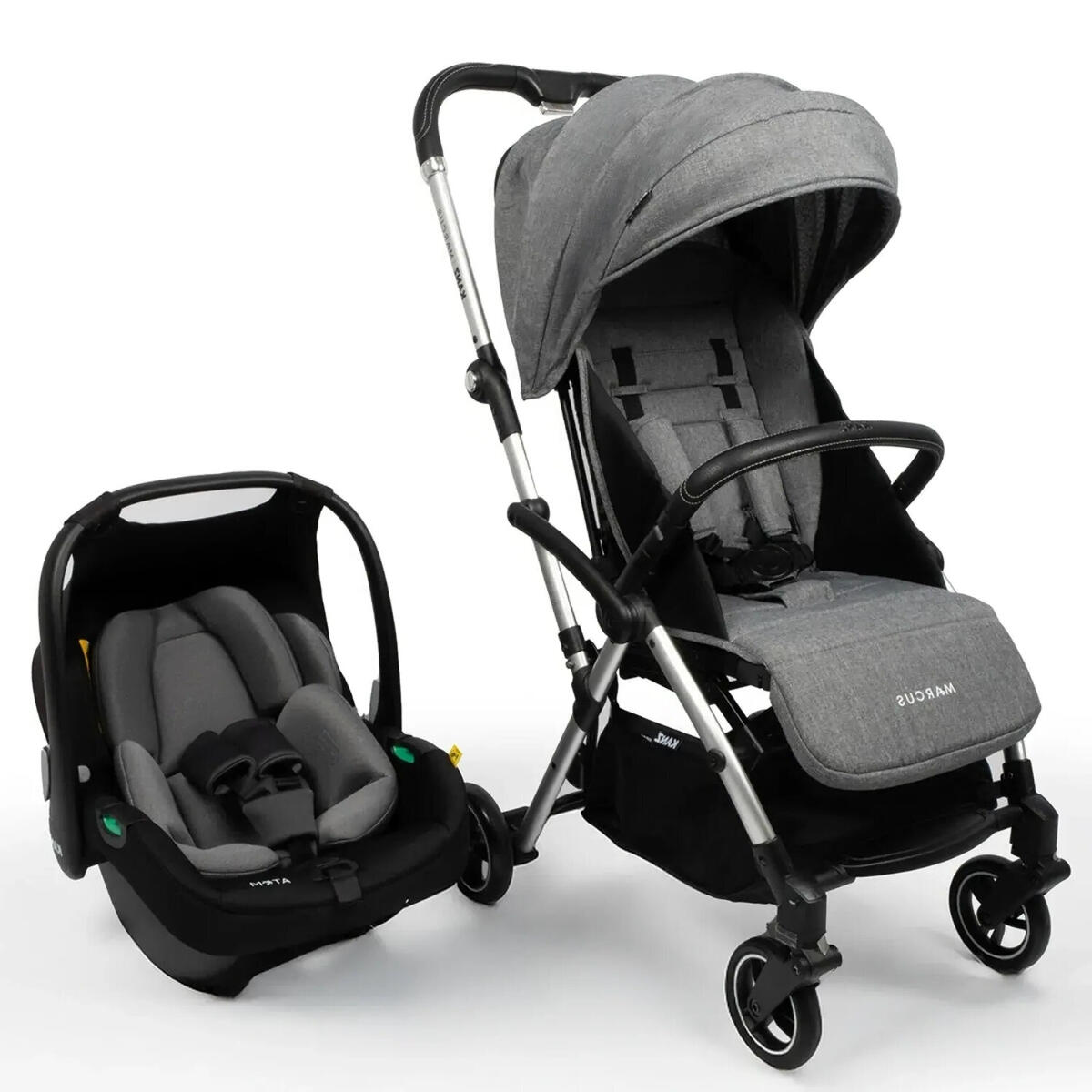 Kanz Marcus Travel Sistem Bebek Arabası Heavy Grey