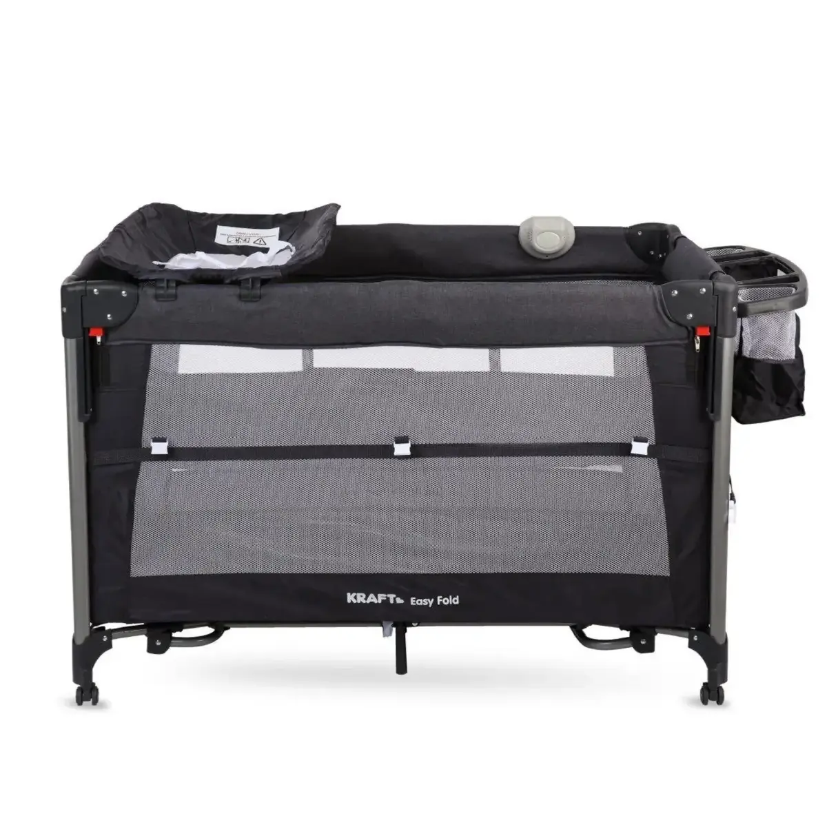 Kraft Easy Fold Anne Yanı Oyun Parkı 70x110 cm Dark Grey