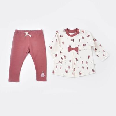 Bibaby Organik 2li Takım Little Love Rose Dry