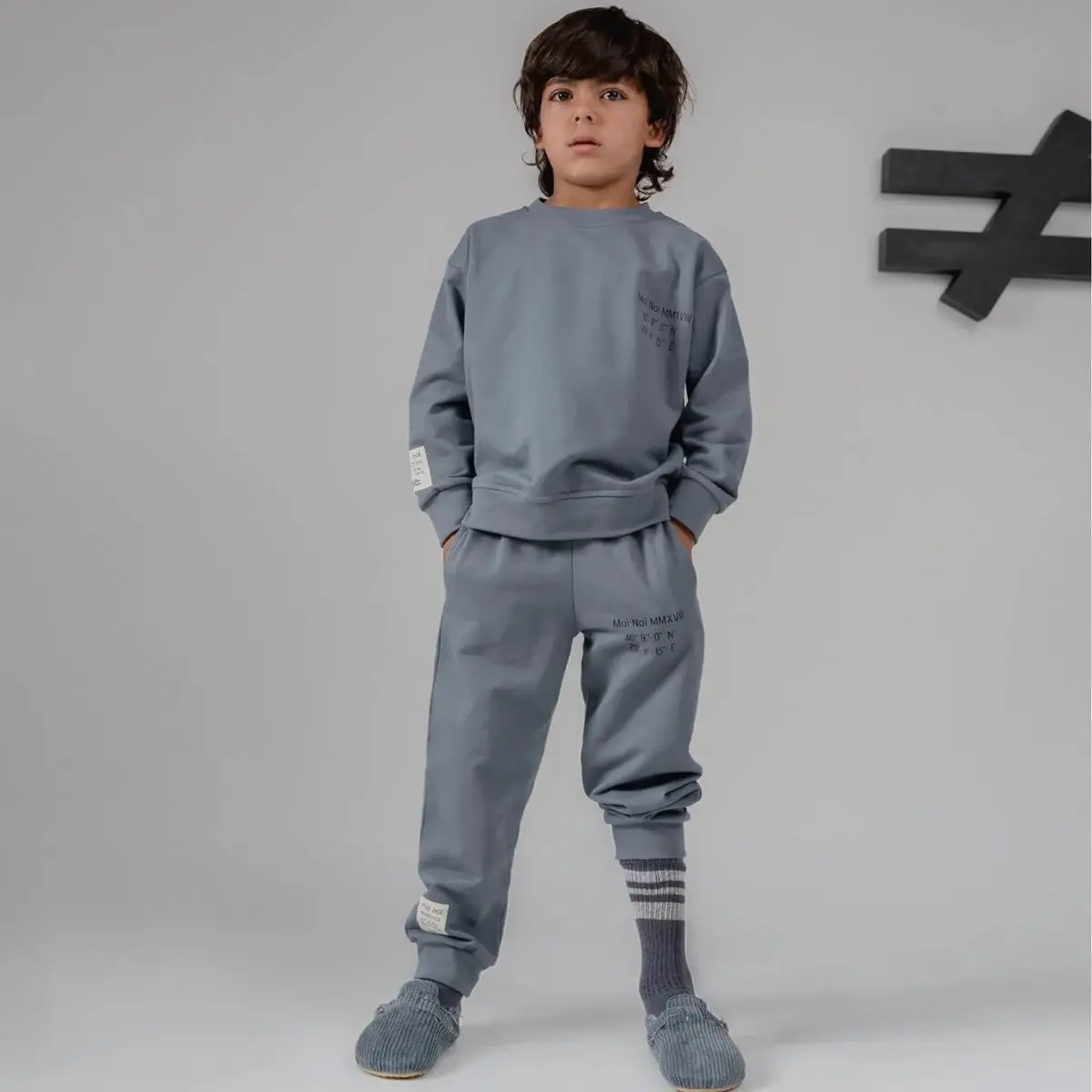 Moi Noi 2li Takım Basic Antrasit