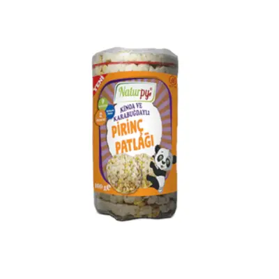 Naturpy Glutensiz Kinoa ve Karabuğdaylı Pirinç Patlağı 100 gr 