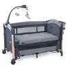 Prego 8069 Elips Plus Anne Yanı Oyun Parkı 70x120 cm Gri