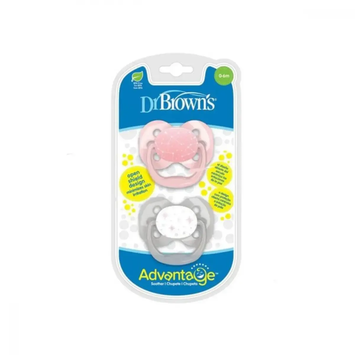 Dr Browns Advantage Silikon Emzik 2li 1. Aşama Pembe