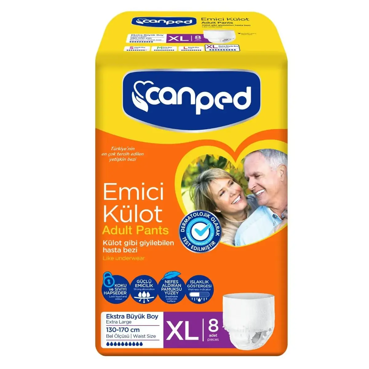 Canped Emici Külot 8li XL Beden