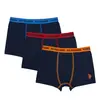 U.S. Polo Boxer 3lü Lacivert
