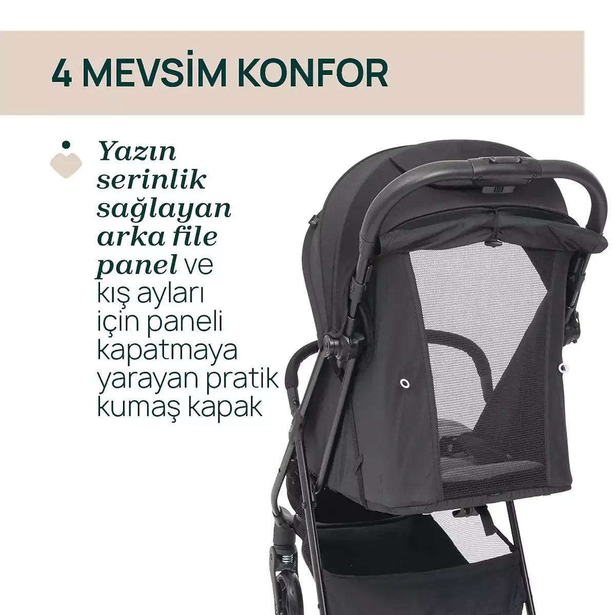 Chicco Taormina Bebek Arabası Charcoal