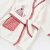 Bibaby Organik Bornoz Takımı Little Love Rose Dry