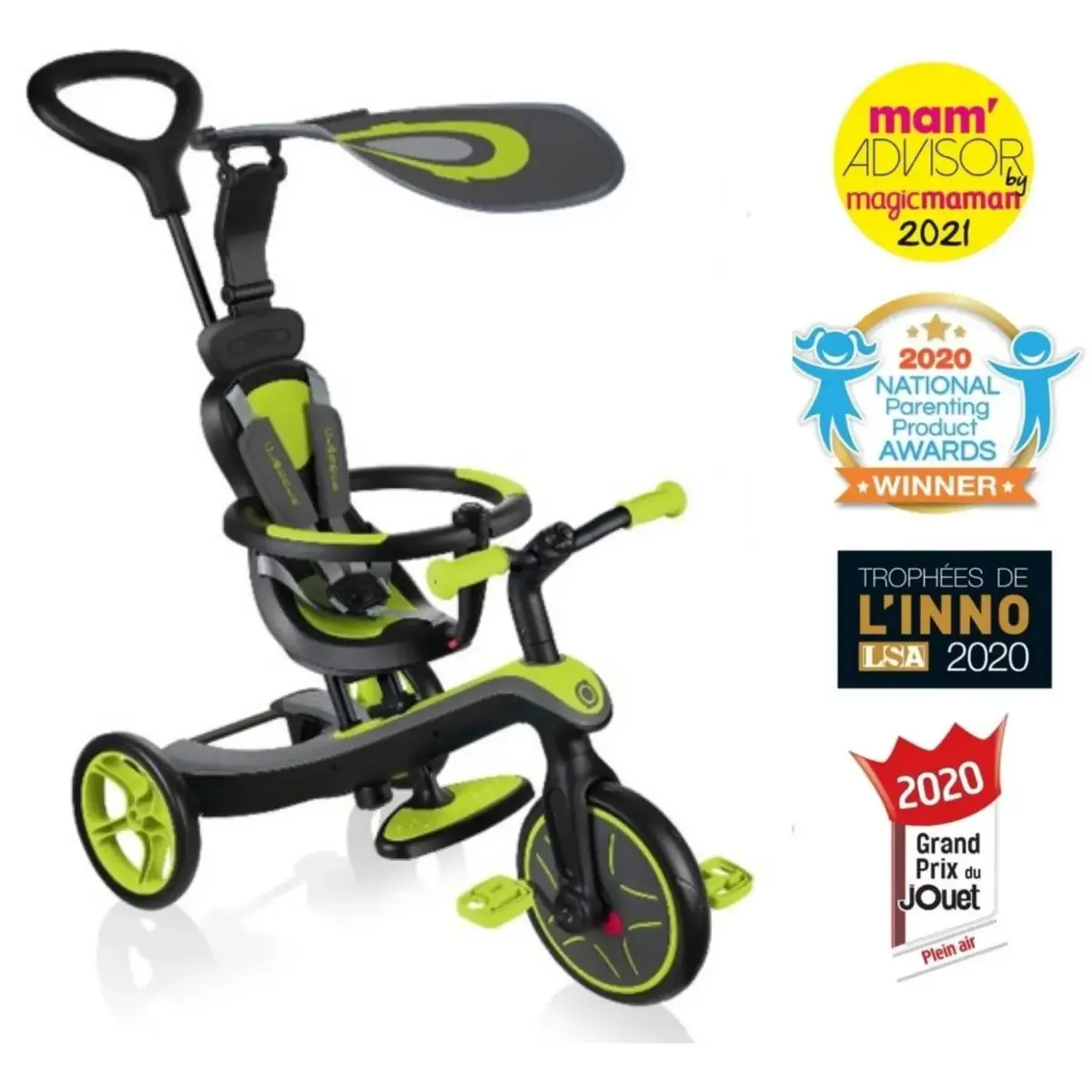 Globber Explorer 4in1 Bisiklet Yeşil Globber Explorer 4in1 Bisiklet Yeşil