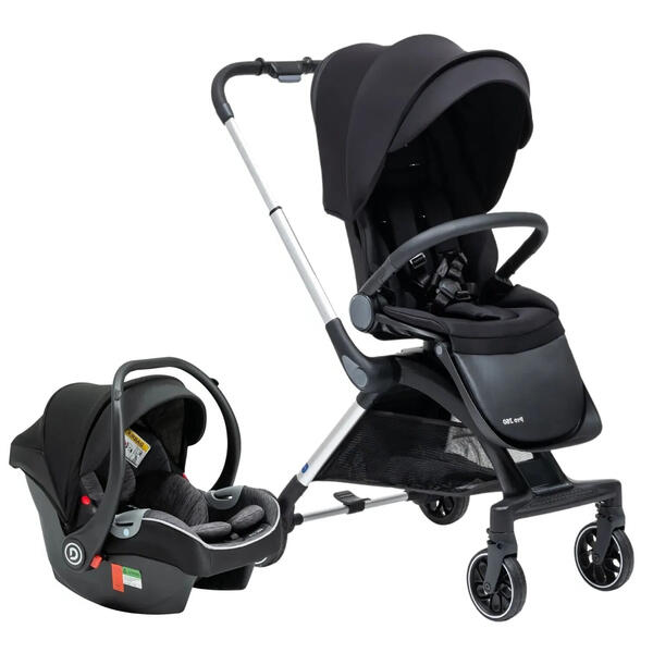 Duux Pro 360 Travel Sistem Bebek Arabası Black