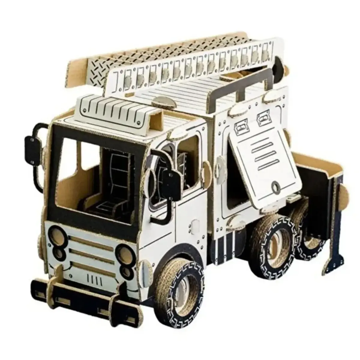 Todo 3D Boyanabiliir İtfaiye Merdiveni Kamyonu