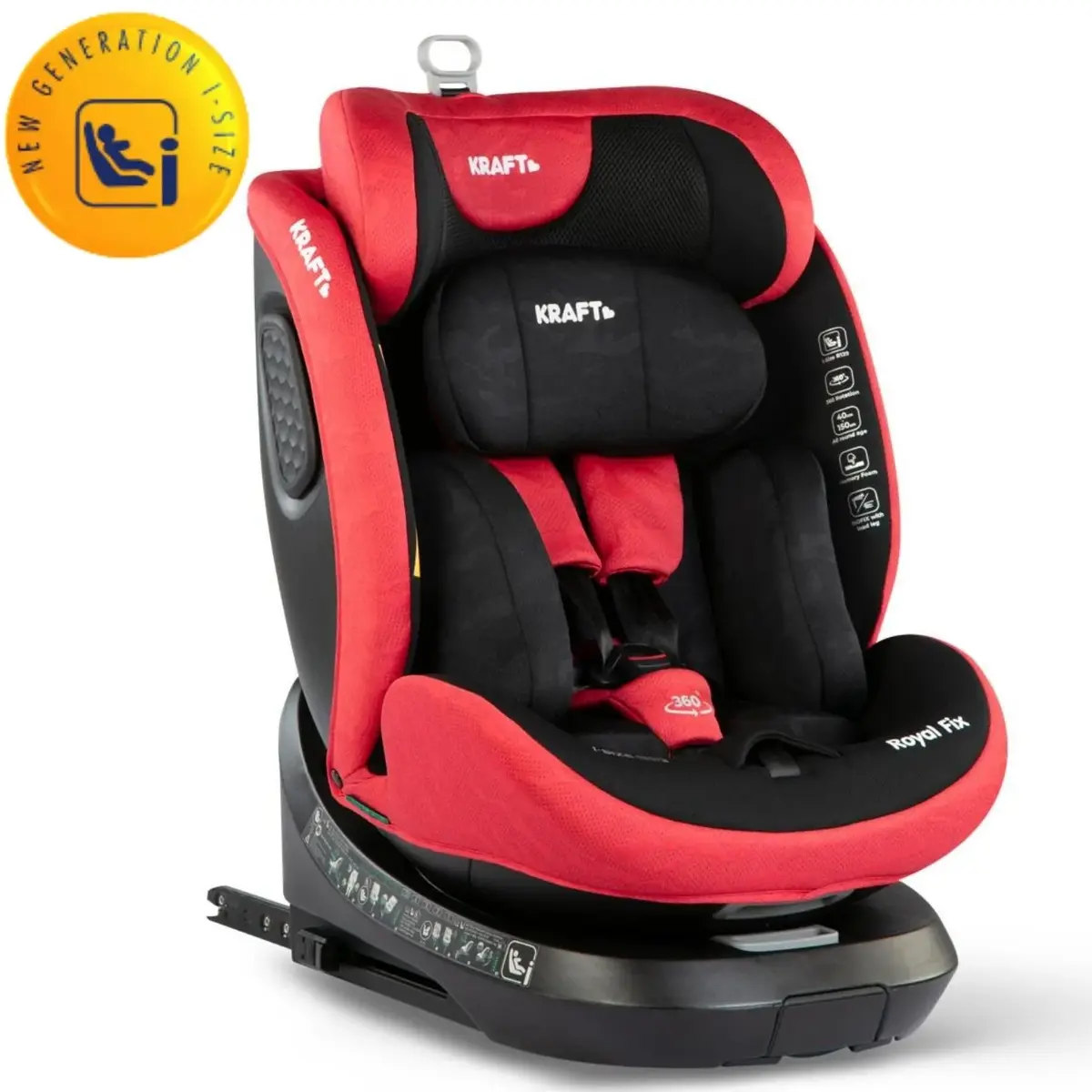 Kraft Royal Fix I-Size Oto Koltuğu 0-36 Kg Red