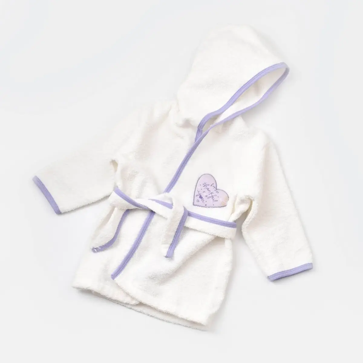 Bibaby Organik Havlu Takımı Love You Baby Yellow Lavender