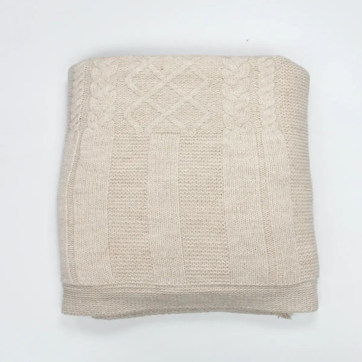 Bistyle Battaniye Welsoft Triko Winter Time 80x95cm Bej