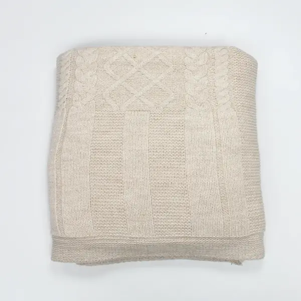 Bistyle Battaniye Welsoft Triko Winter Time 80x95cm Bej