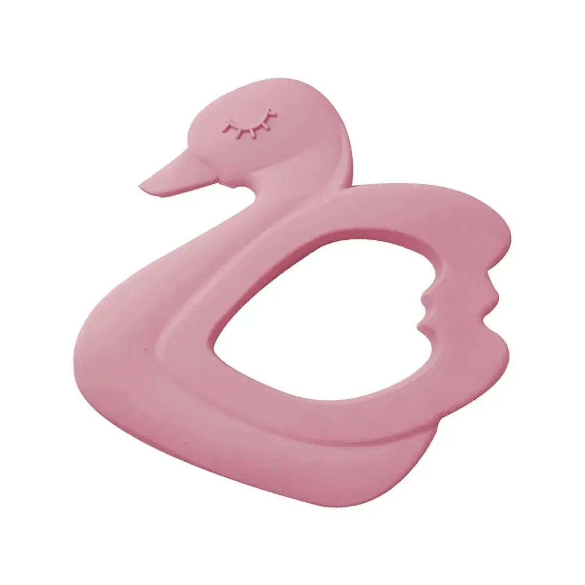 BM Care Çatal Kaşık Zürafa, Kuğu Diş Kaşıyıcı Pembe 2li Set