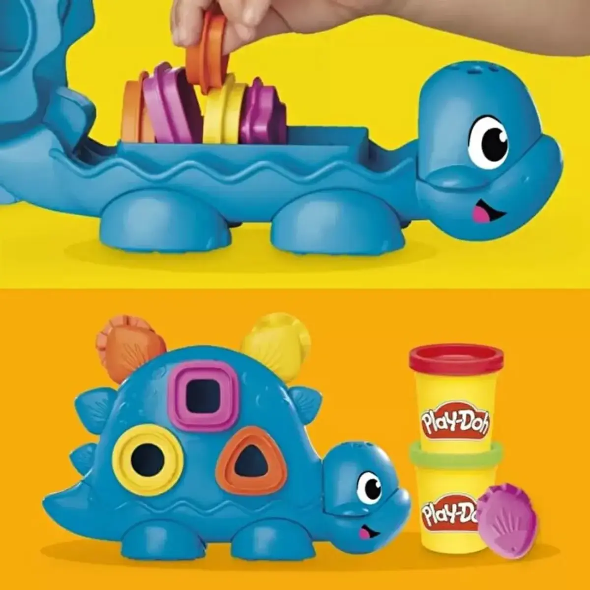Play-Doh Shapes And Colors Dıno