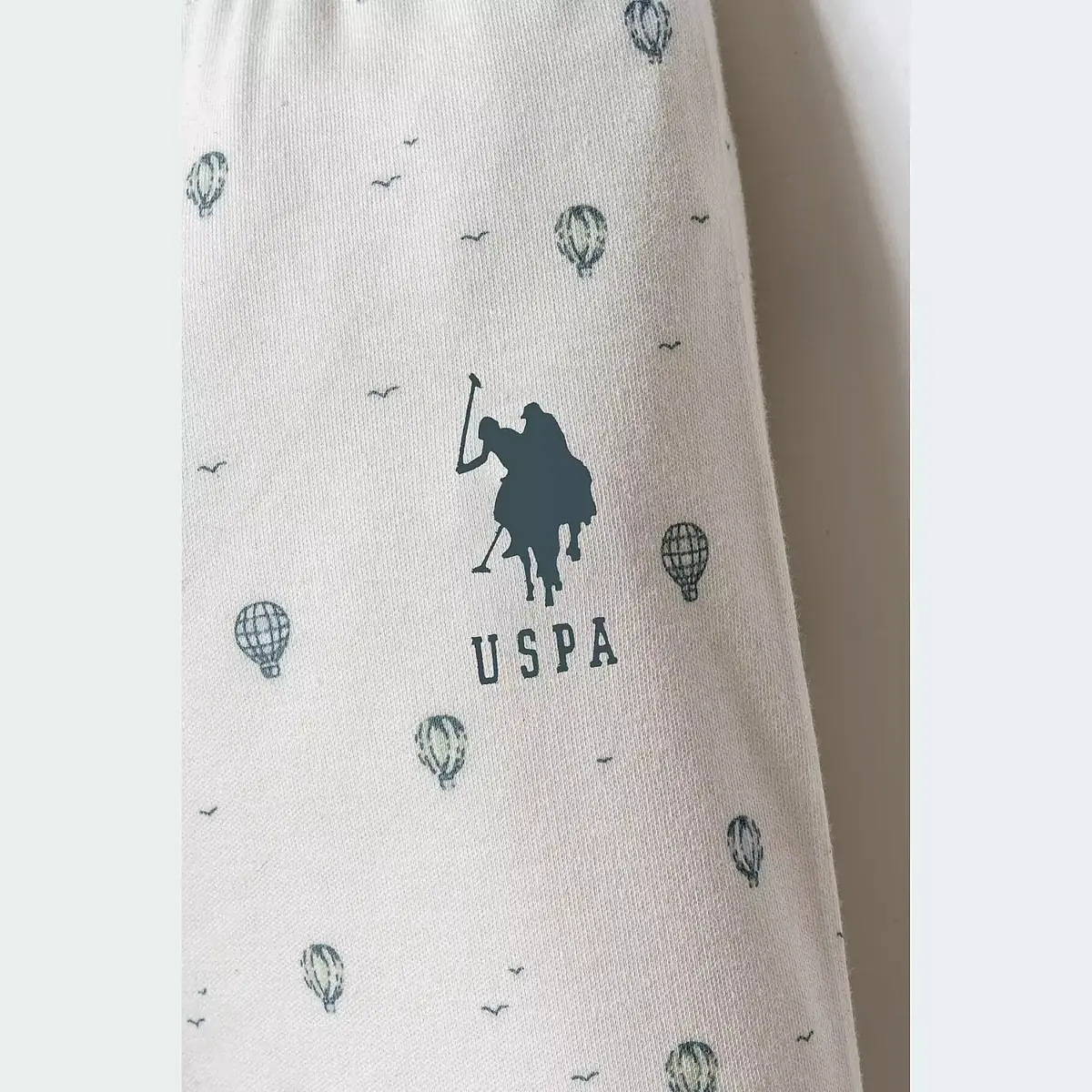 U.S. Polo Pijama Takımı Gömlek Beyaz