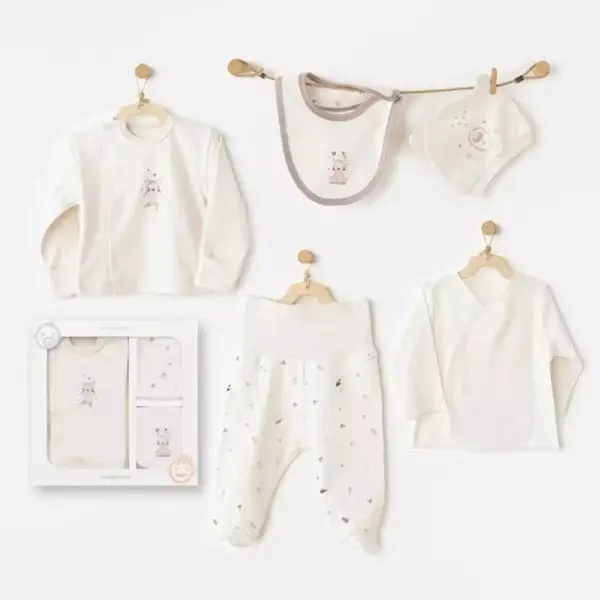 Andy Wawa Hastane Çıkışı 5li My 1st Wardrobe Ekru