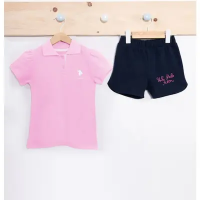 U.S Polo 2li Takım T-Shirt Pembe