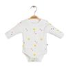 Bibaby Organik Body Moons Live Sarı - Gri Melanj