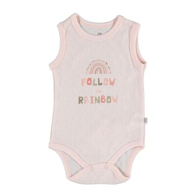 Bibaby Atlet Body Jakarlı Follow Rainbow Somon