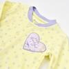 Bibaby Organik Zıbın Takımı Battaniyeli Tüllü Love You Baby Yellow Lavander