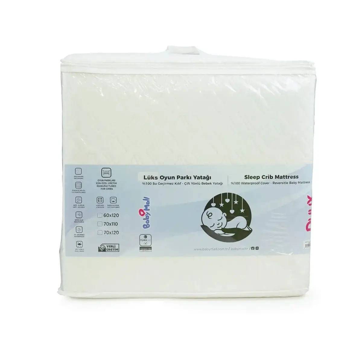 Duux Lux Pamuk Yatak 70X110 cm