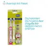 Chicco Diş Fırçası 3-6 Yaş Hippo-Panda 2'li