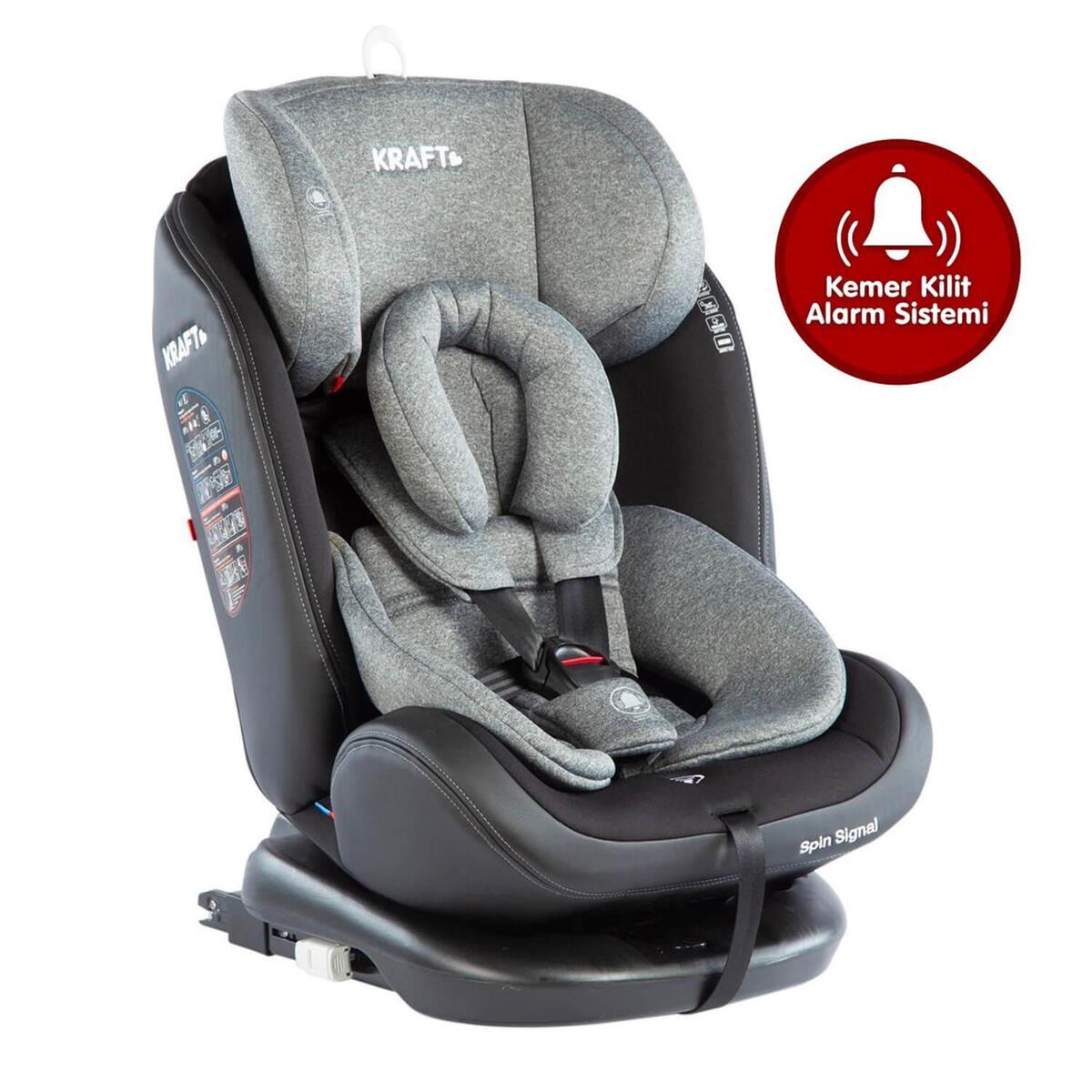 Kraft Spin Signal Oto Koltuğu 0-36 Kg Light Grey