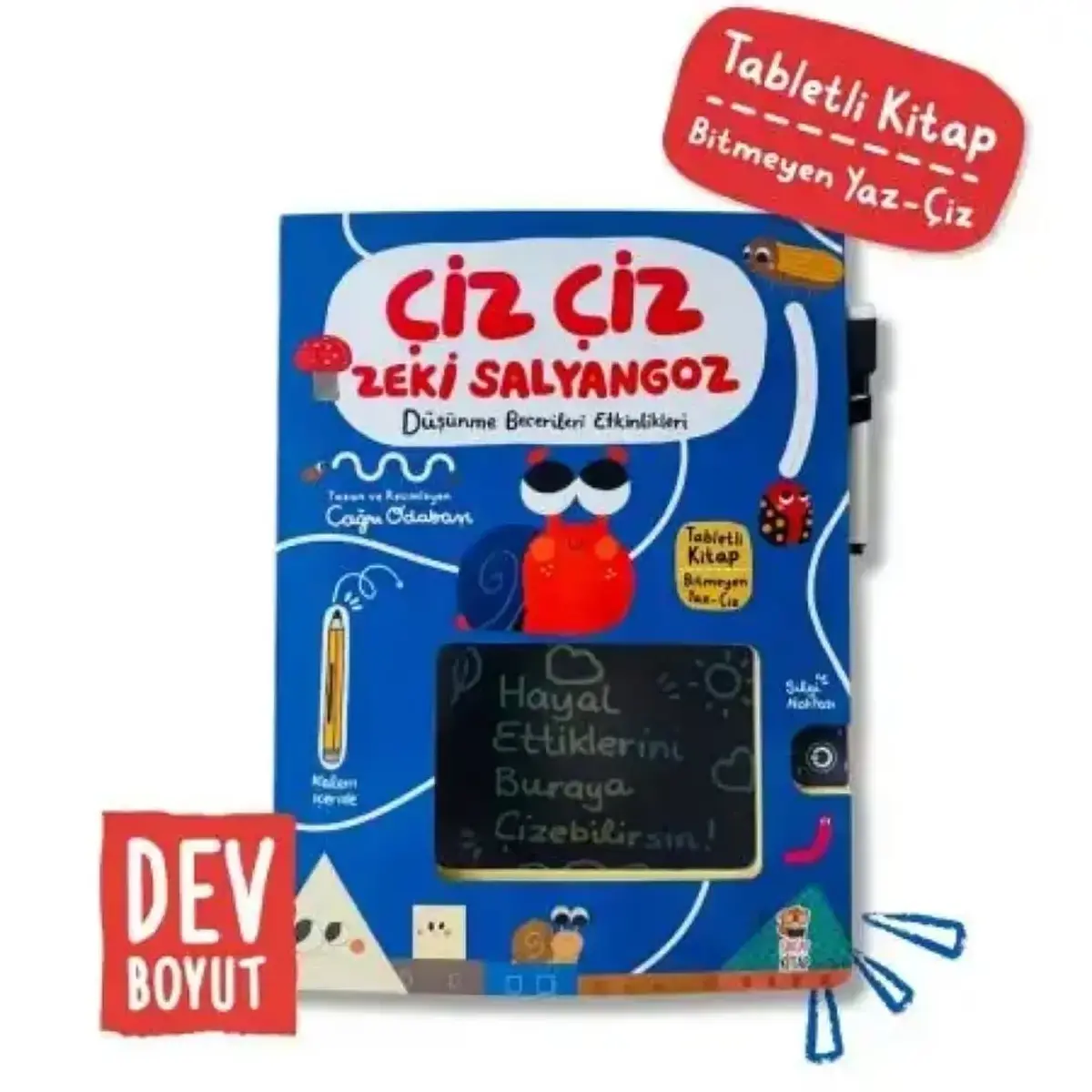 Çiz Çiz Zeki Salyangoz- Düşünme Becerileri Tabletli Kitap