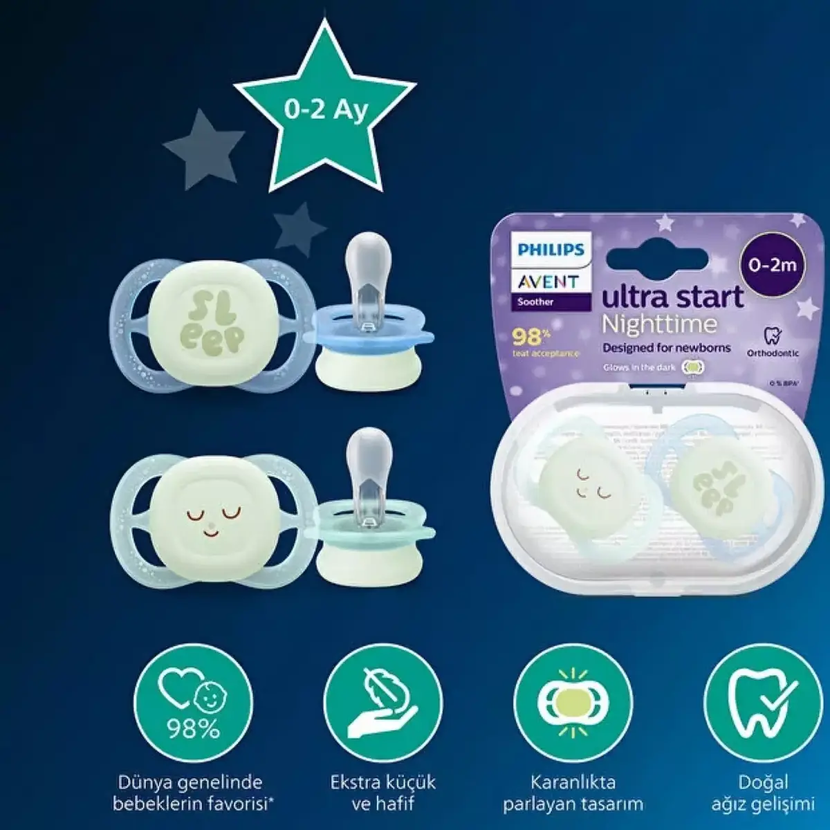 Philips Avent SCF075/08 Ultra Start Emzik 0-2 Ay 