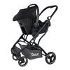 Duux One Travel Sistem Bebek Arabası Siyah Antrasit