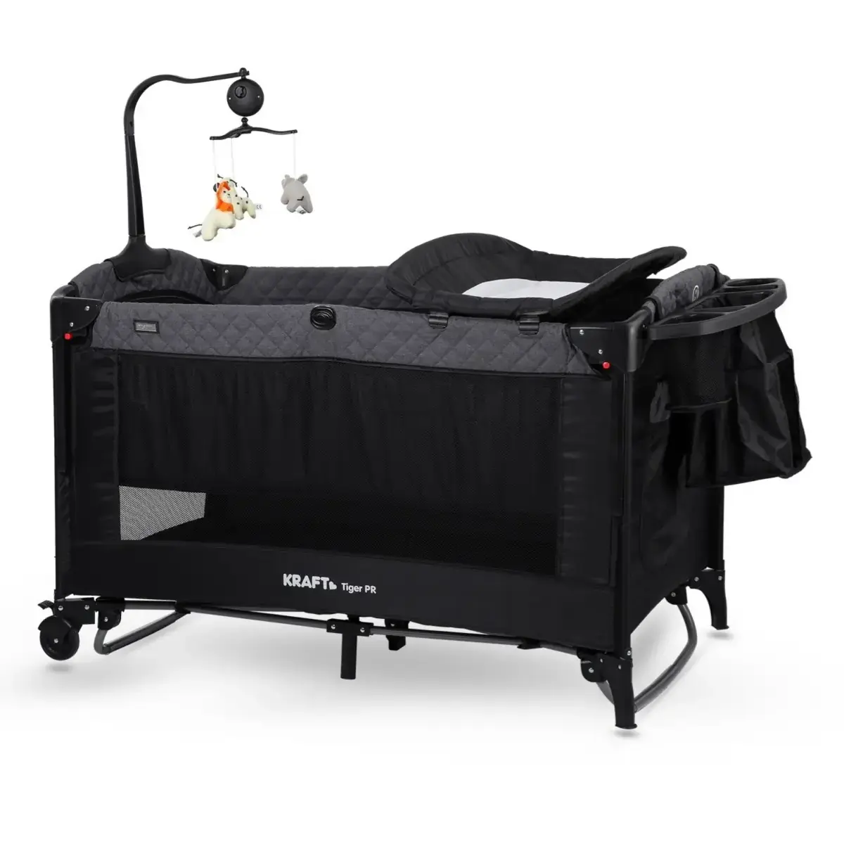 Kraft Tiger Pr Anne Yanı Oyun Parkı 70x120 cm Dark Grey