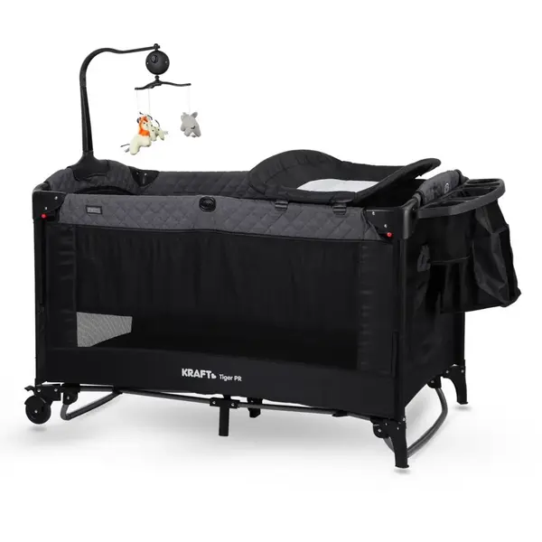 Kraft Tiger Pr Anne Yanı Oyun Parkı 70x120 cm Dark Grey