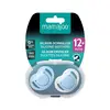 Mamajoo Ortodontik Silikon Emzik Sterilizasyon & Saklama Kutusu 12 Ay+ Powder Blue 2li