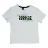 Hvc T-Shirt Run Baskılı Beyaz - Yeşil