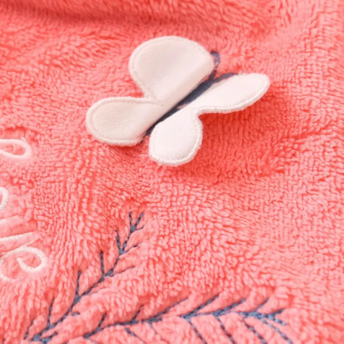 Bibaby Organik Battaniye Welsost Wild Flowers Coral