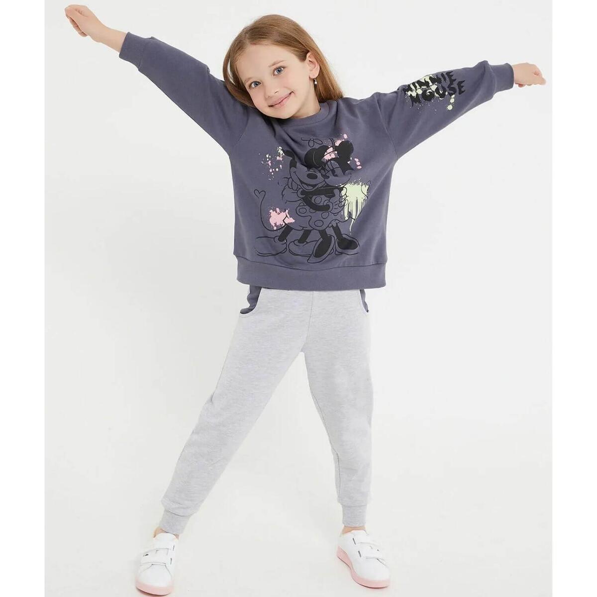 Minnie Mouse Eşofman Takımı Antrasit