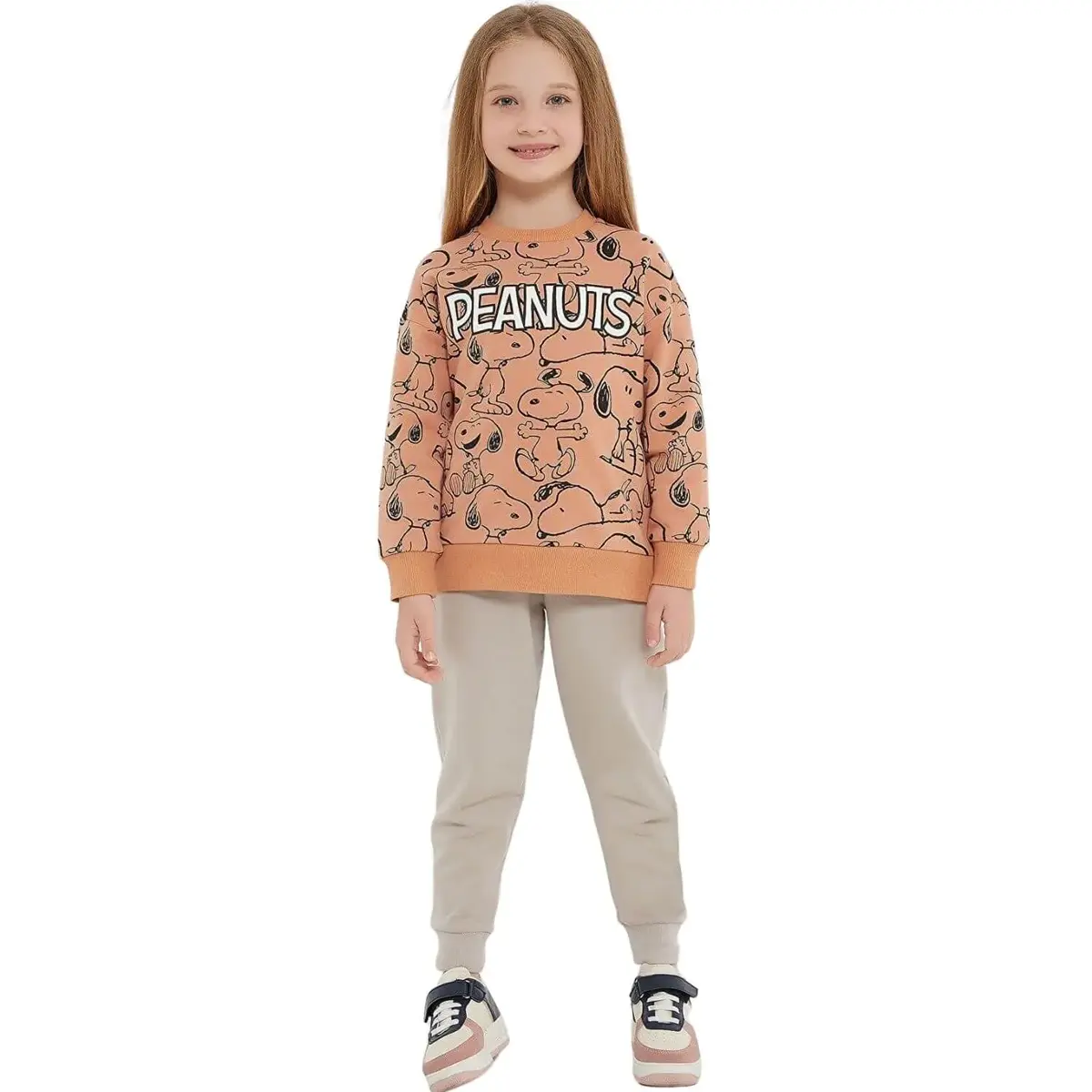 Snoopy Eşofman Takımı Karamel