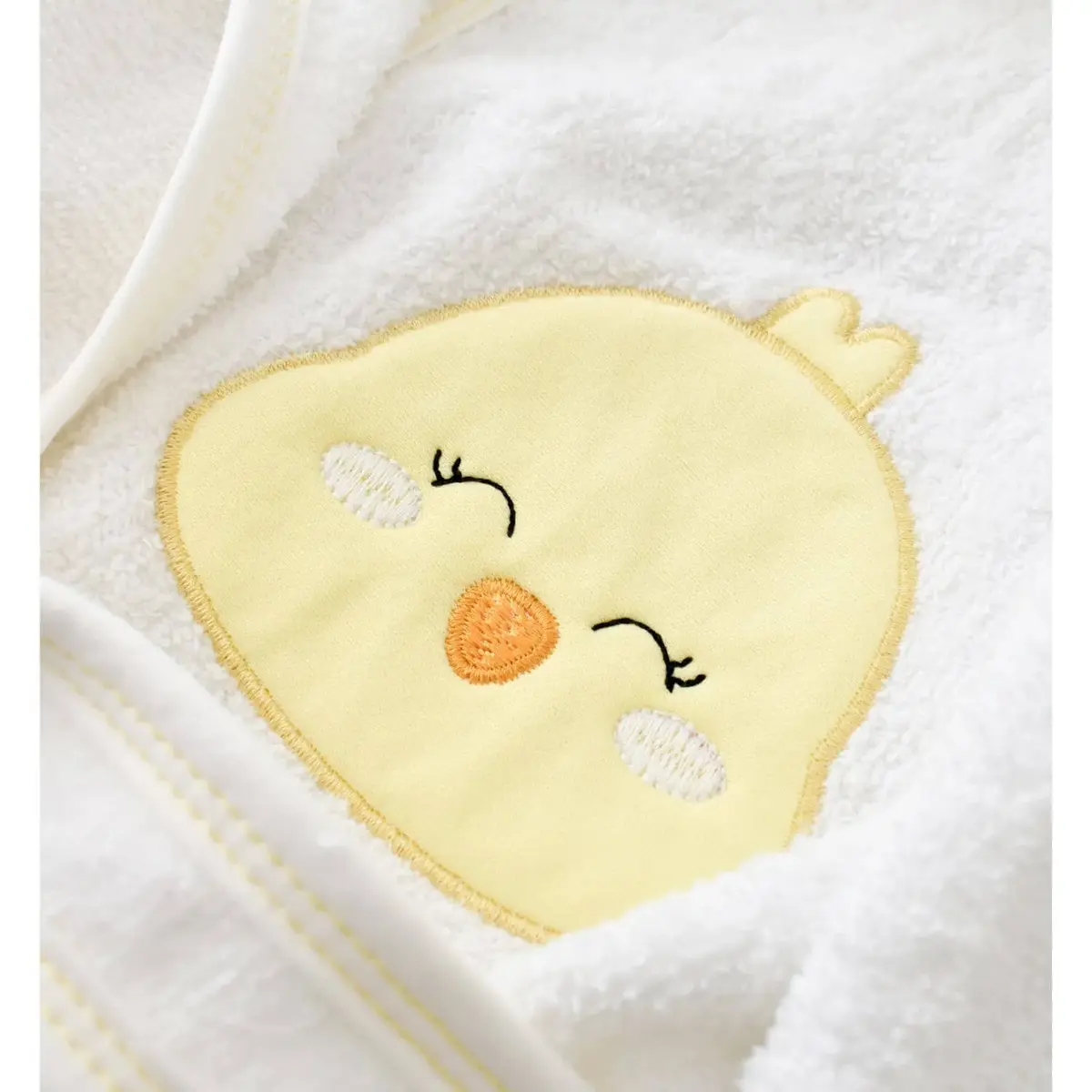 Bibaby Bornoz Takımı Smiley Bird Ekru - Sarı