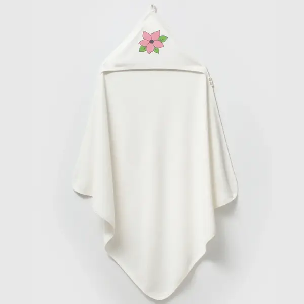 Moi Noi Havlu Baskılı Flowers Ekru