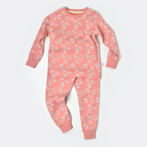Bibaby Pijama Takımı Winter Is Good Shell Pink
