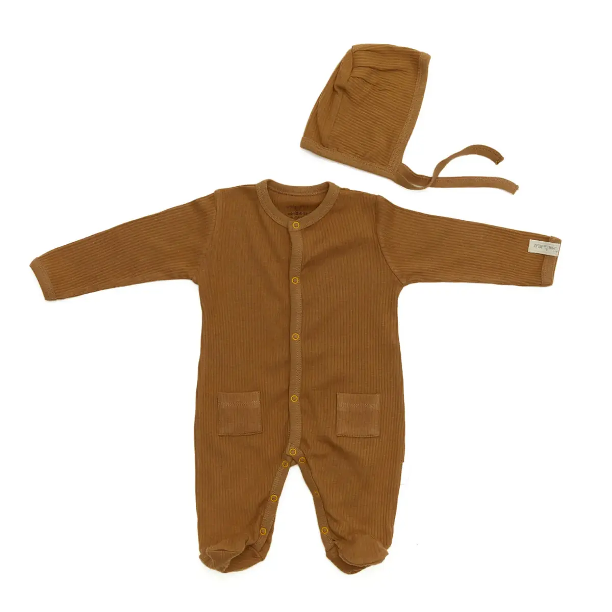 Andy Wawa Tulum Şapka Takım Modal Natura Kahve